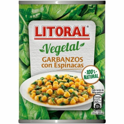 LITORAL CIGRONS AMB ESPINACS 425GR