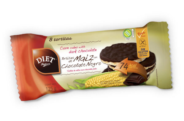 DIET RADISSON TORTITAS ARRÒS AMB XOCO NEGRE 125GR