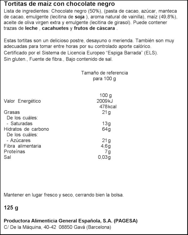 DIET RADISSON TORTITAS ARRÒS AMB XOCO NEGRE 125GR