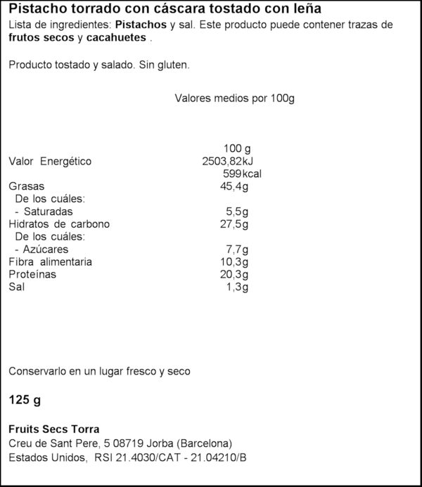 TORRA FESTUCS 125GR