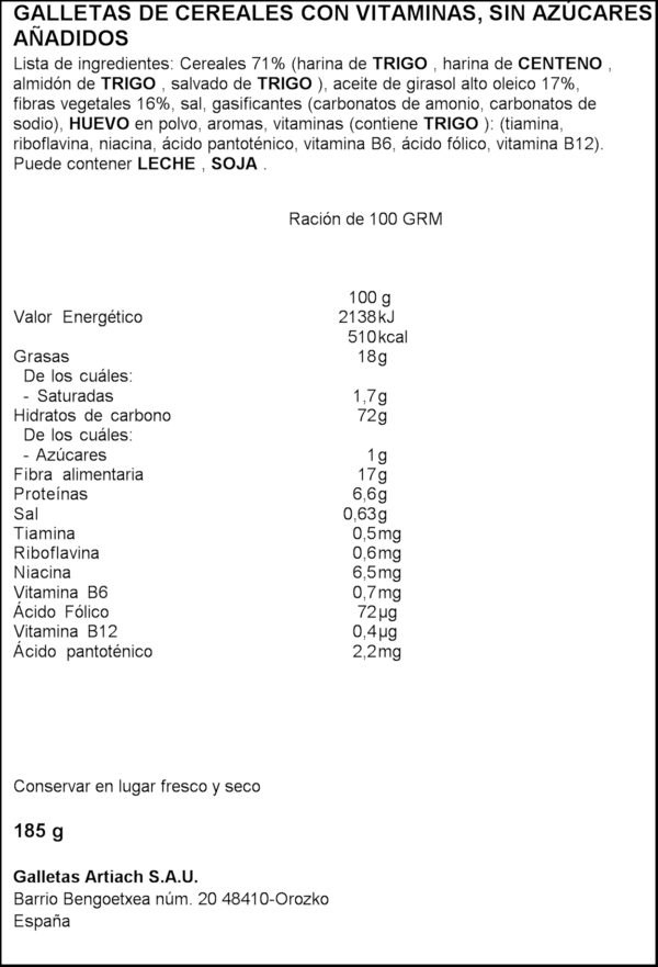 DINOSAURUS COOKIENSS 185 GR.(SIN AZUCAR NI EDULC.)