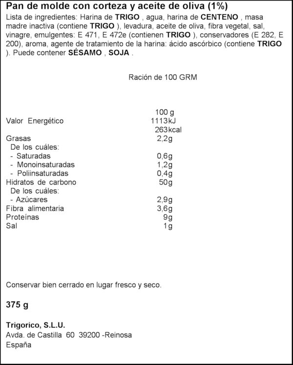 PANRICO PA RUSTIC 0% 375G