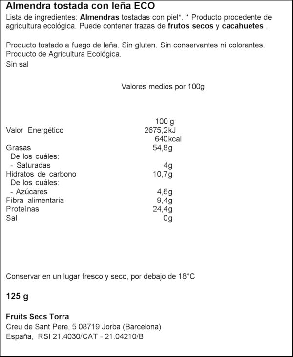 TORRA AMETLLA TORRADA ECO 125GR