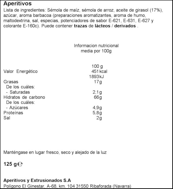 ASPIL PUNTS EXPLOSIUS 125GR