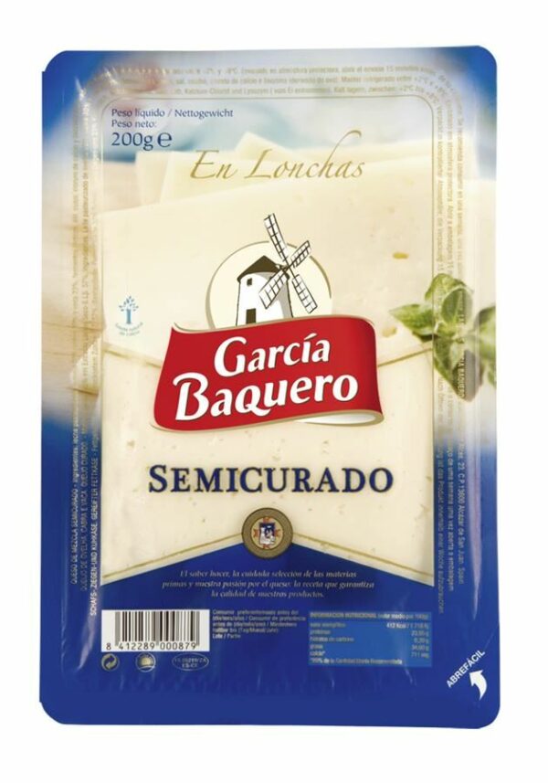 G.BAQUERO FORMATGE SEMI CURAT 200GR