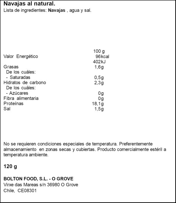 CUCA NAVALLES 4/8 65GR