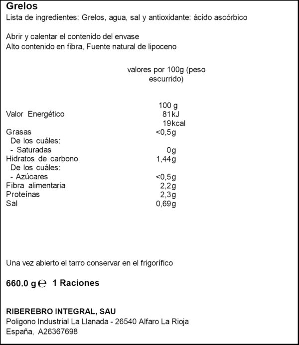 GUTARRA GRELOS 660GR.