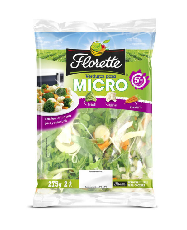 FLORETTE COLIFLOR/PASTANAGA/BROQUIL 275GR