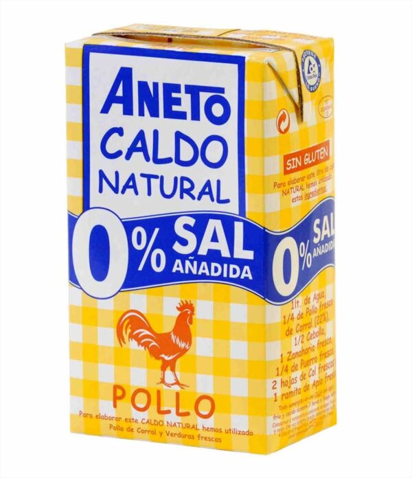 ANETO BROU POLLSTRE 0% SAL AFEGIDA 1L.