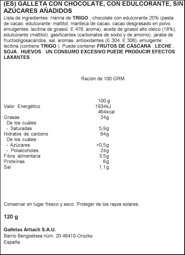 GALETES CHIQUIXOCOS