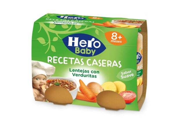 HERO BABY LLENTIES AMB VERDURES X2 200ML