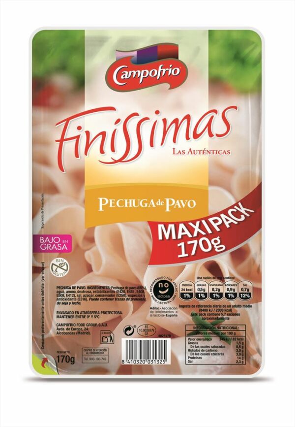 CAMPOFRIO FINISSIMAS PIT GALL DINDI 170GR