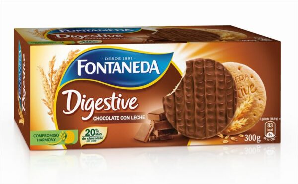 FONTANEDA GALETA DIGESTIVE XOCO LLET 300GR