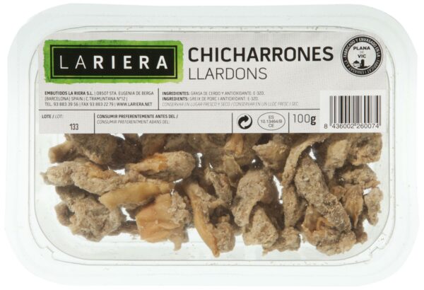 LA RIERA TARRINA LLARDONS 120GR