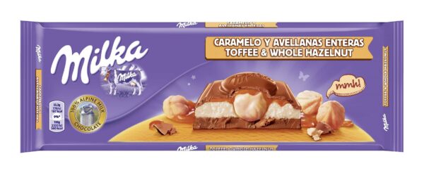 MILKA XOCO TOFFEE AVELLANA 300GR.