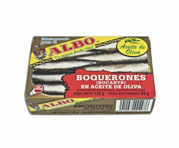 ALBO BOQUERONS OLIVA 120GR.