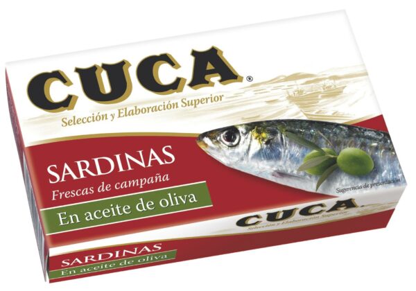 CUCA SARDINA OLIVA 125GR