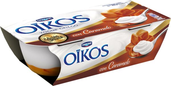 OIKOS IOGURT GREC CARAMEL 2X110GR