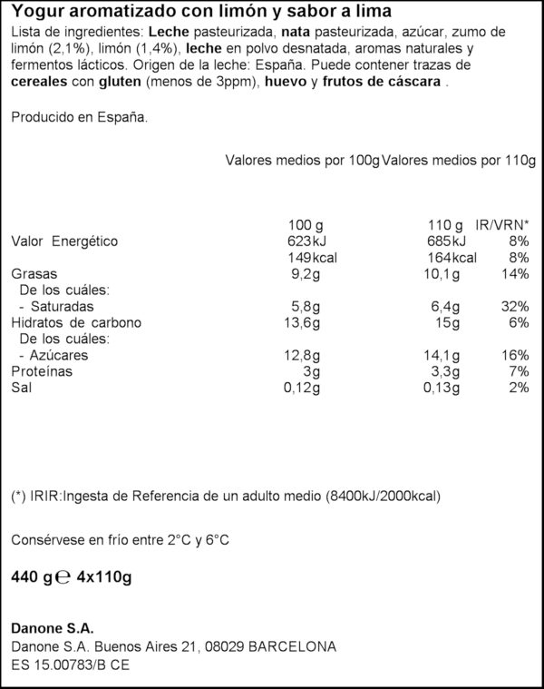 OIKOS LLIMA-LLIMO 110G X 4