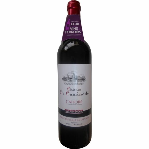 CH. CAMINADE CAHORS NEGRE 75CL.