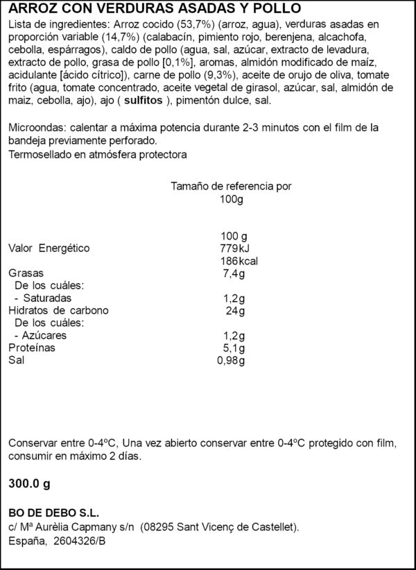 BO DE DEBO ARROS DE MONTANYA 300G