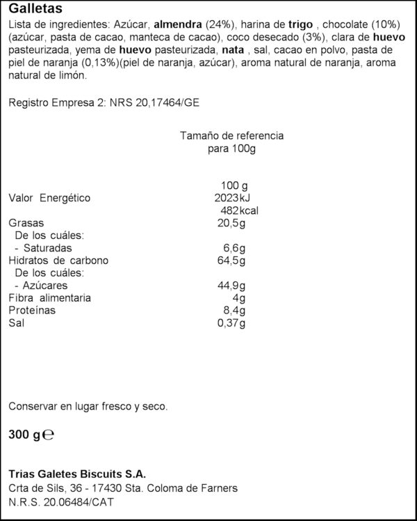 TRIAS ASSORTIT AMETLLA Nº8 300G