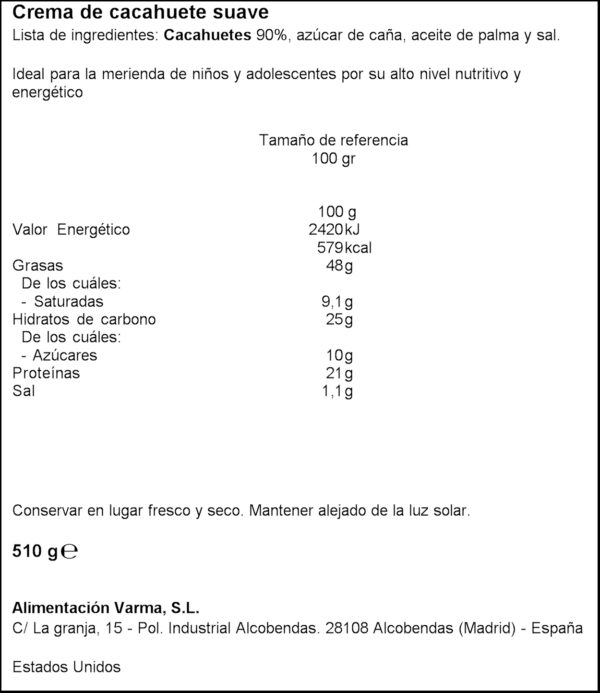 CAPITAN M. CREMA SUAU CACAUET 340GR