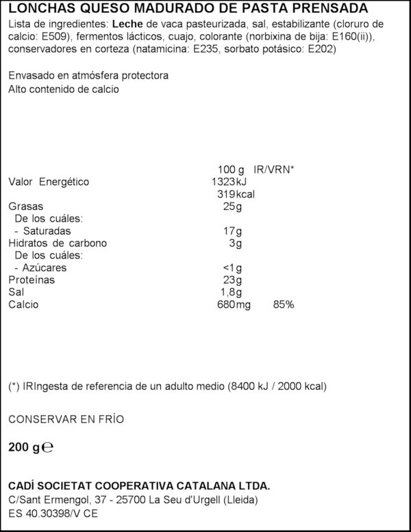 CADI CREMA FORMATGE 200GR