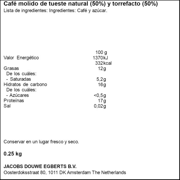 SOLEY CAFE MOLT MESCLA 250G