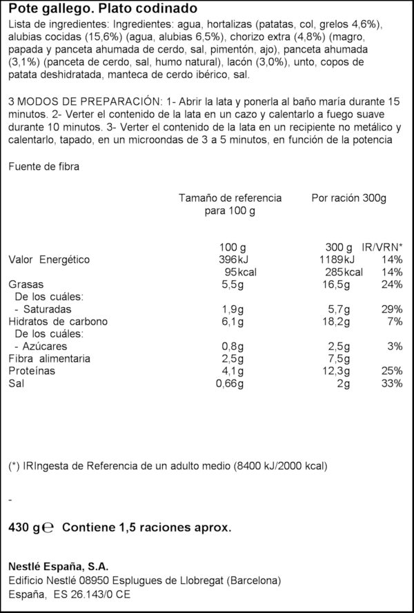 LITORAL PORC GALLEC 430GR