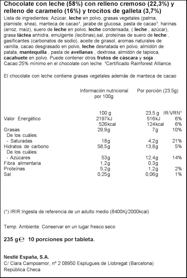 NESTLE XOCO XTREME MAXIBON 235GR