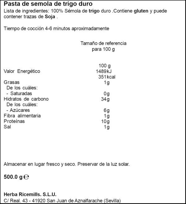 SOS FIDEUA ESPECIAL Nº3 500GR