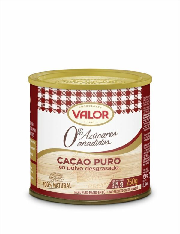 VALOR CACAU PUR POLS 250GR