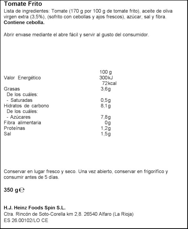 ORLANDO TOMAQUET FREGIT OLI 350G