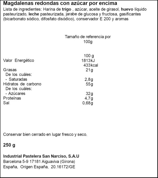 MONTES LARA MAGDALENA RÚSTICA 250GR