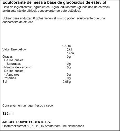 NATREEN EDULCORANT LIQUID STEVIA 125ML