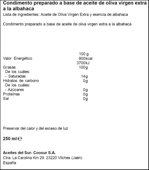 LA ESPANOLA OLI D'ALFABREGA VERGE EXTRA 250ML
