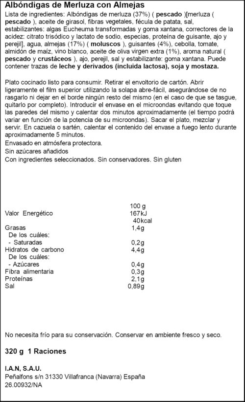 CARRETILLA MANDONGUILLES LLUÇ A/CLOISSES 320GR